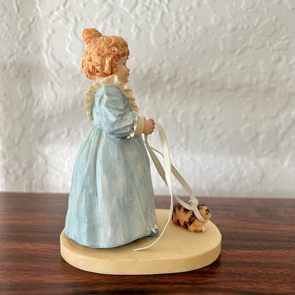 Vintage Hamilton Maud Humphrey 1987 The Magic Kitten Figurine Limited Victorian - Picture 4 of 5